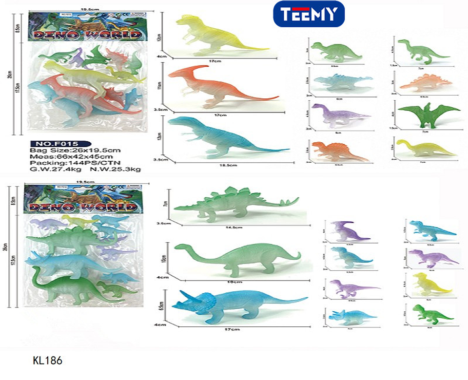 DINOSAURIOS , PRECIO PUBLICADO ES AL POR MAYOR Y DEBEN SER 3 UNIDADES DEL MISMO  (KL186) 1