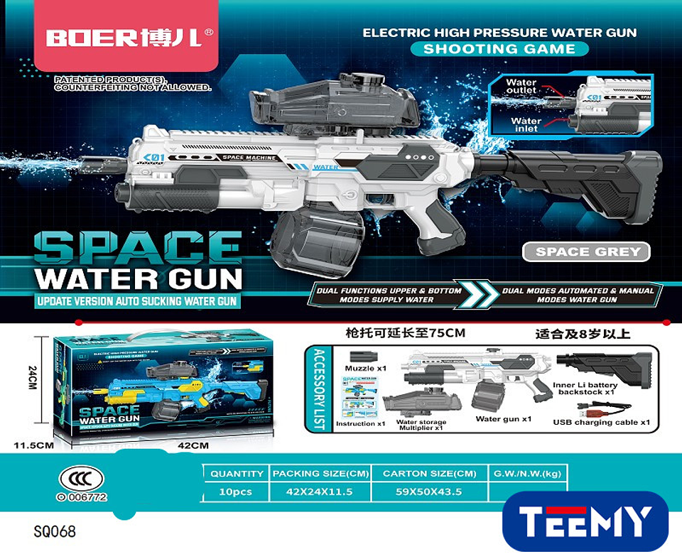 PISTOLA DE AGUA A BATERIA , PRECIO PUBLICADO ES AL POR MAYOR Y DEBEN SER 3 UNIDADES DEL MISMO  (SQ068) 1