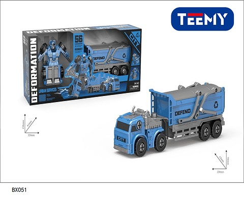 CARRO TRANSFORMER  , PRECIO PUBLICADO ES AL POR MAYOR Y DEBEN SER 3 UNIDADES DEL MISMO  (BX051)