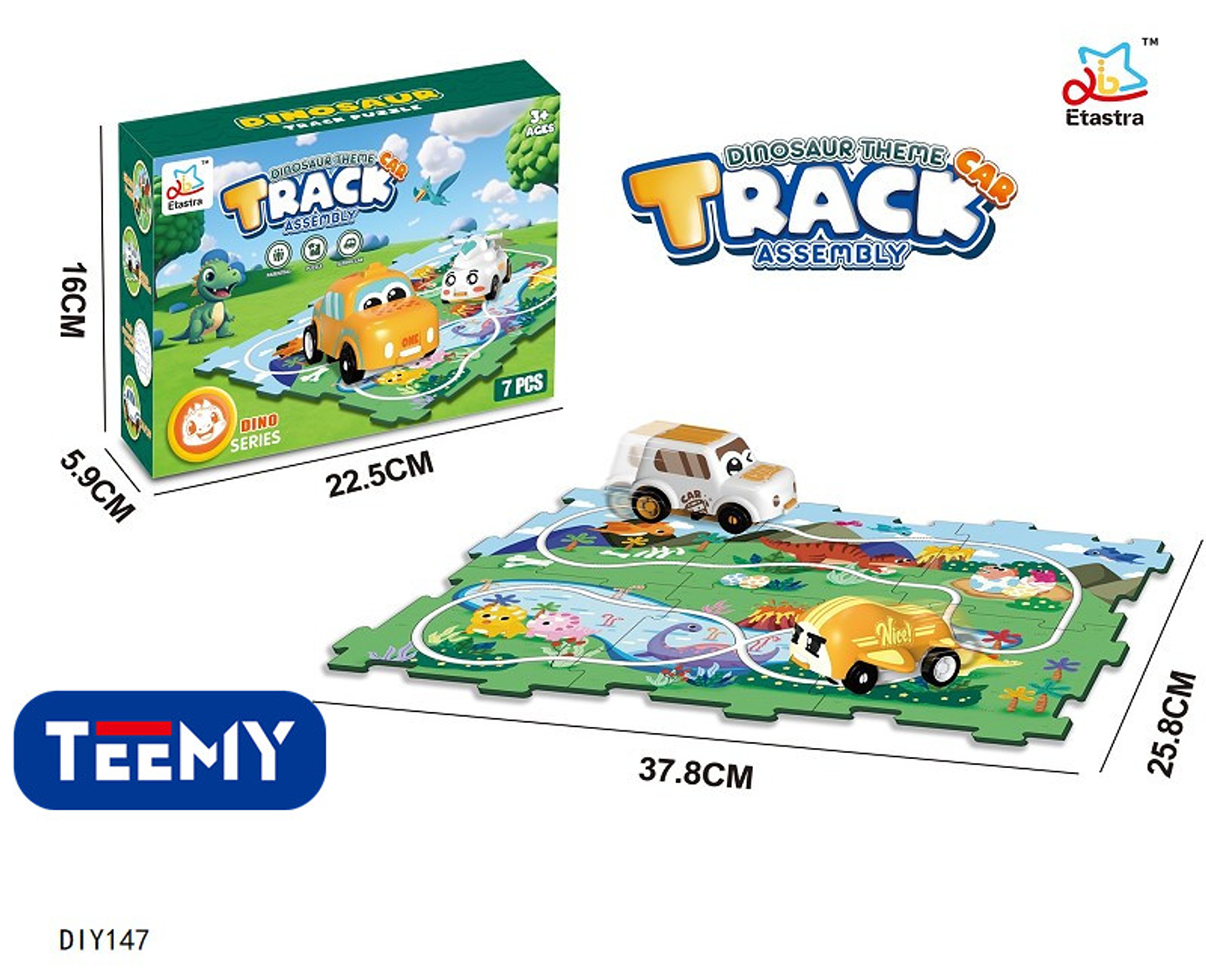 PUZZLE CON CARRITOS, PRECIO PUBLICADO ES AL POR MAYOR Y DEBEN SER 3 UNIDADES DEL MISMO  (DIY147) 1