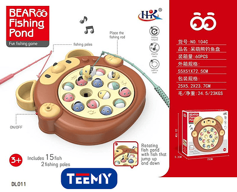 JUEGO DE PESCA , PRECIO PUBLICADO ES AL POR MAYOR Y DEBEN SER 3 UNIDADES DEL MISMO  (DL011)