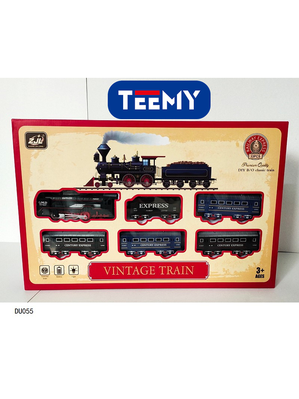 TREN VINTAGE, PRECIO PUBLICADO ES AL POR MAYOR Y DEBEN SER 4 UNIDADES DEL MISMO 