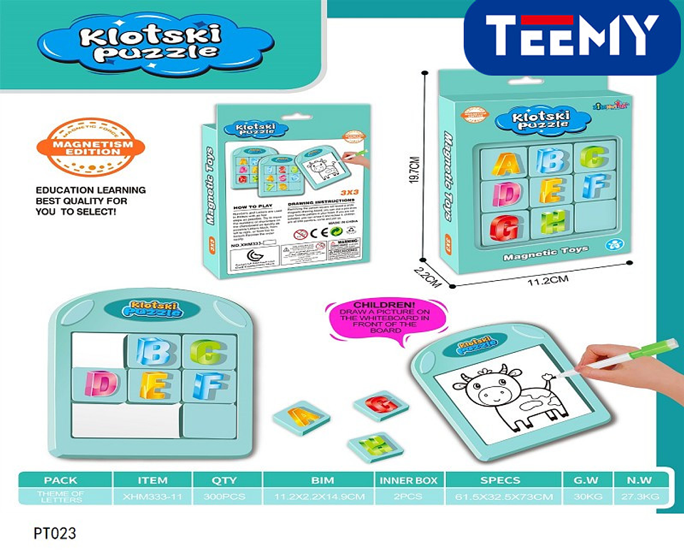 ROMPECABEZAS PUZZLE MAGNETICO 2 EN 1  , PRECIO PUBLICADO ES AL POR MAYOR Y DEBEN SER 3 UNIDADES DEL MISMO  (PT023) 1