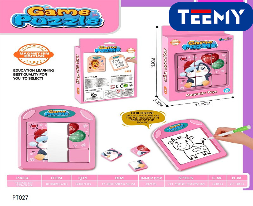 ROMPECABEZAS PUZZLE MAGNETICO 2 EN 1 , PRECIO PUBLICADO ES AL POR MAYOR Y DEBEN SER 3 UNIDADES DEL MISMO  (PT027) 1