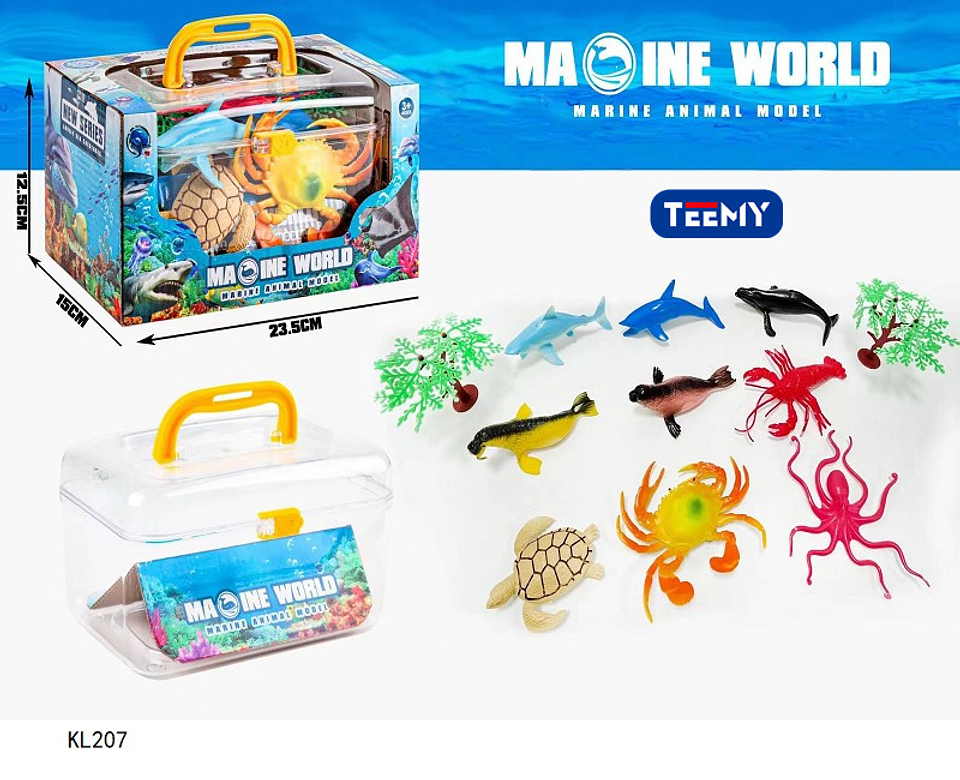 SET ANIMALES MARINOS, PRECIO PUBLICADO ES AL POR MAYOR Y DEBEN SER 3 UNIDADES DEL MISMO  (KL207) 1