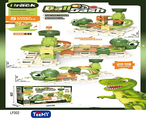 DINOSAURIO CON LABERINTO, PRECIO PUBLICADO ES AL POR MAYOR Y DEBEN SER 3 UNIDADES DEL MISMO  (LF002)