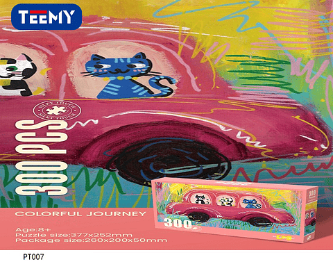 PUZZLE  300 PIEZAS, 3 DEL MISMO POR MAYOR  (PT007)