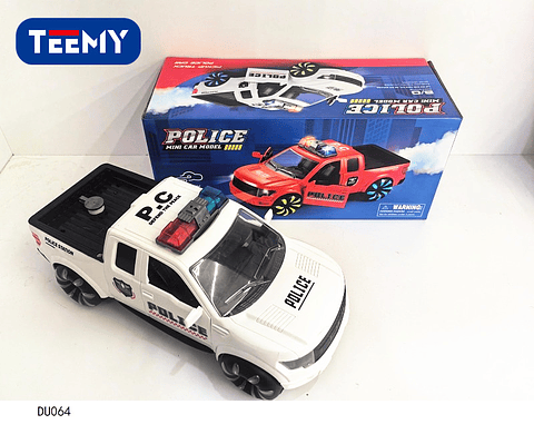 CARRO POLICIA , PRECIO PUBLICADO ES AL POR MAYOR Y DEBEN SER 3 UNIDADES DEL MISMO  (DU064)