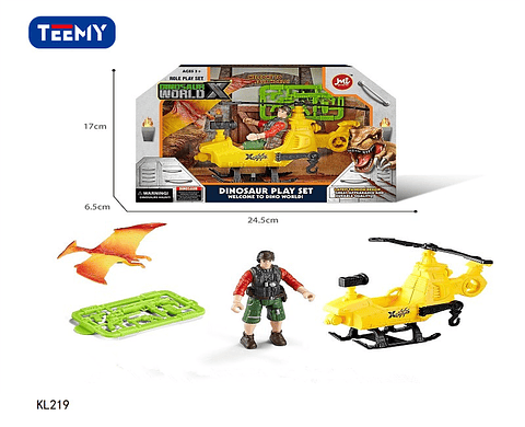 HELICOPTERO CON ACCESORIOS, PRECIO PUBLICADO ES AL POR MAYOR Y DEBEN SER 3 UNIDADES DEL MISMO  (KL219)