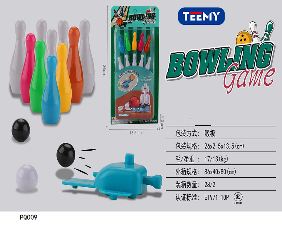 MINI JUEGO DE BOWLING, PRECIO PUBLICADO ES AL POR MAYOR Y DEBEN SER 3 UNIDADES DEL MISMO  (PQ009) 1