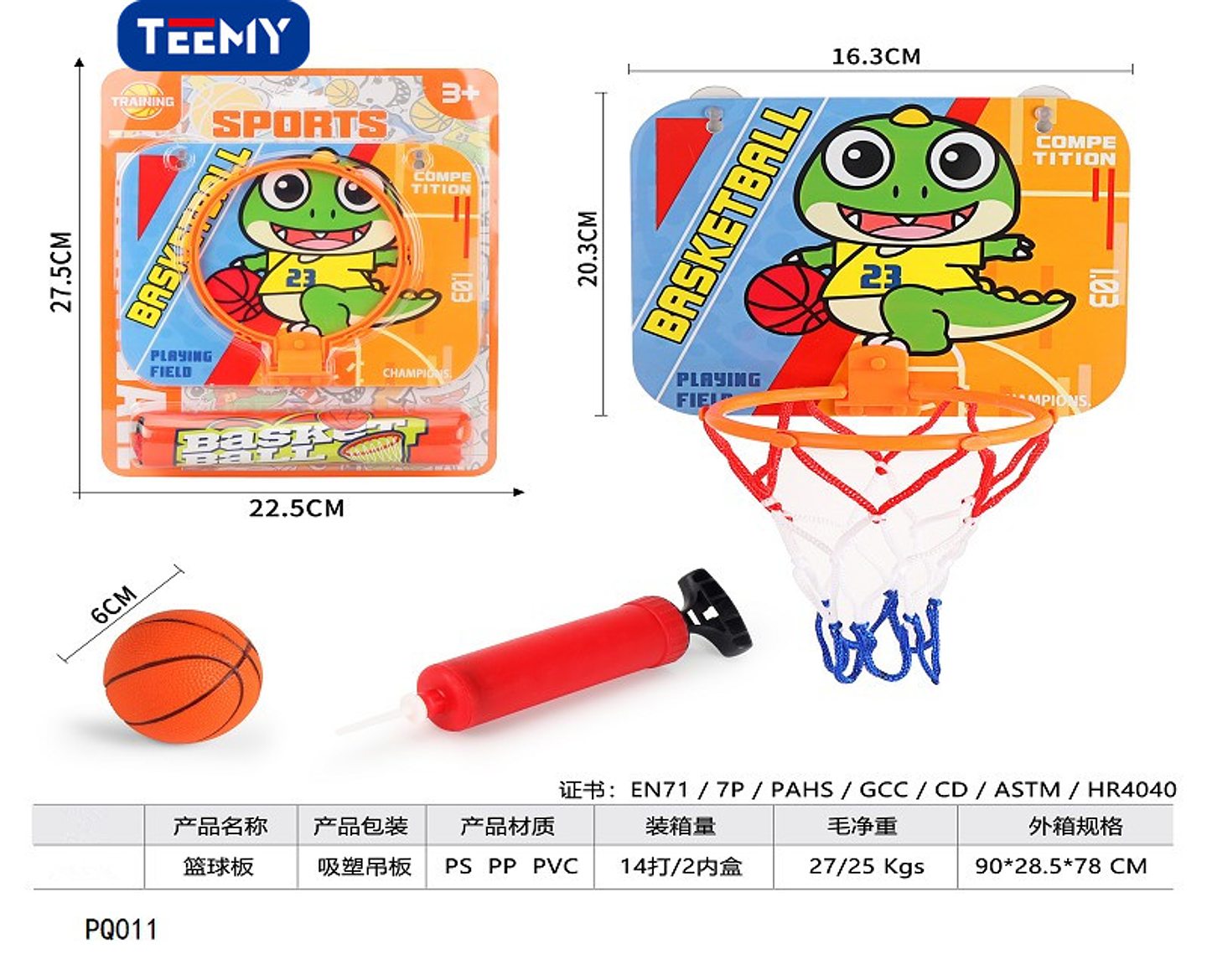 MINI JUEGO DE BASKET, PRECIO PUBLICADO ES AL POR MAYOR Y DEBEN SER 3 UNIDADES DEL MISMO  (PQ011) 1