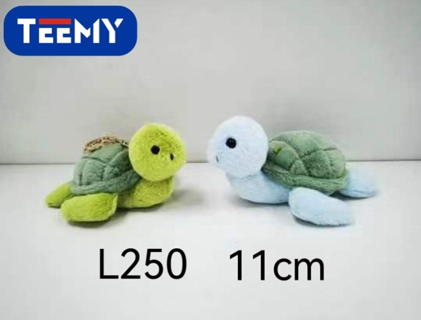 LLAVERO PELUCHE TORTUGA 11 CM PAQUETE 12 PIEZAS (L250) 1
