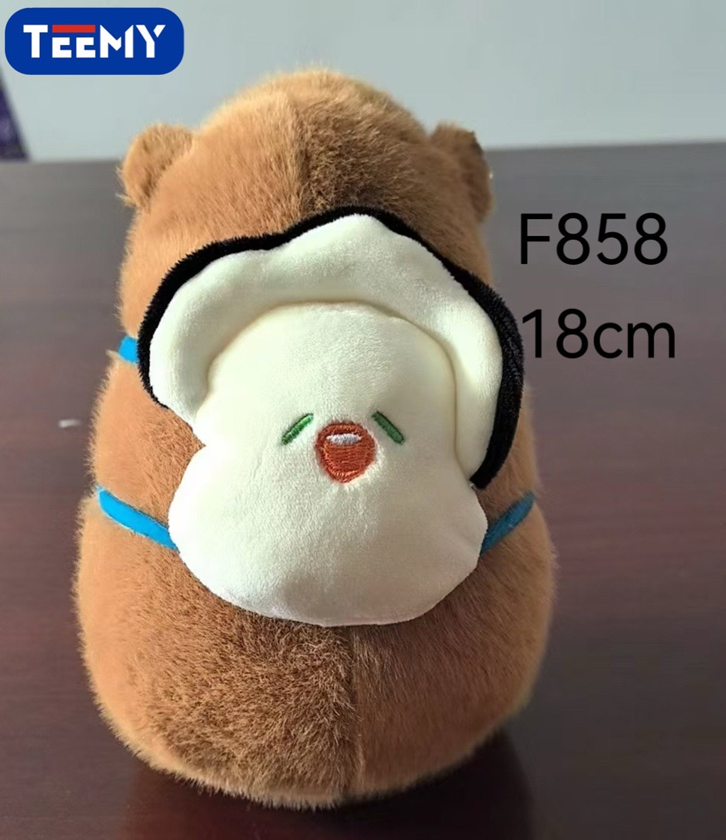 PELUCHE CAPYBARA 18 CM  , PRECIO PUBLICADO ES AL POR MAYOR Y DEBEN SER 3 UNIDADES DEL MISMO  (F858) 1
