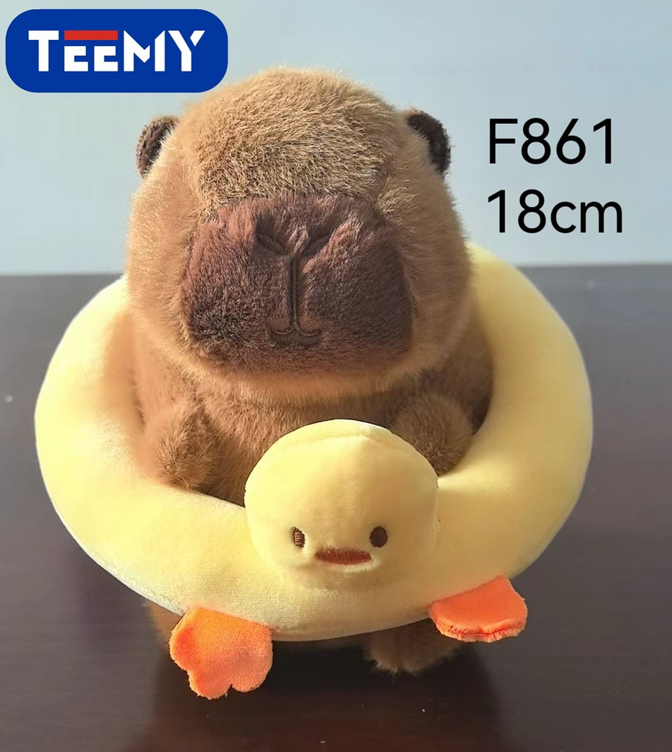 PELUCHE CAPYBARA 18 CM  , PRECIO PUBLICADO ES AL POR MAYOR Y DEBEN SER 3 UNIDADES DEL MISMO  (F861) 1