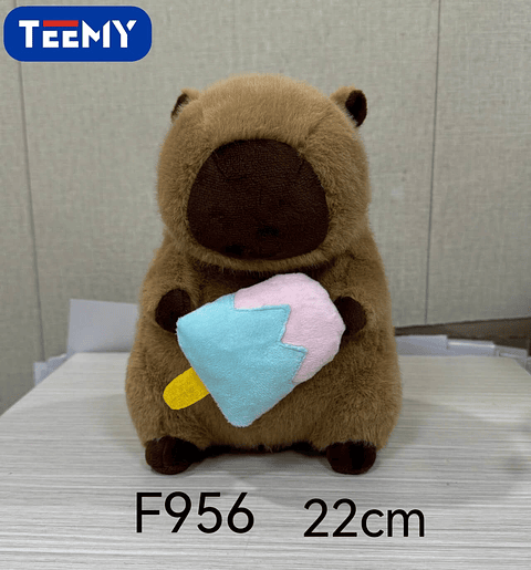 PELUCHE CAPYBARA 22 CM  , PRECIO PUBLICADO ES AL POR MAYOR Y DEBEN SER 3 UNIDADES DEL MISMO  (F956)