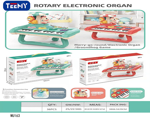 JUGUETE MUSICAL PIANO, PRECIO PUBLICADO ES AL POR MAYOR Y DEBEN SER 3 UNIDADES DEL MISMO 
