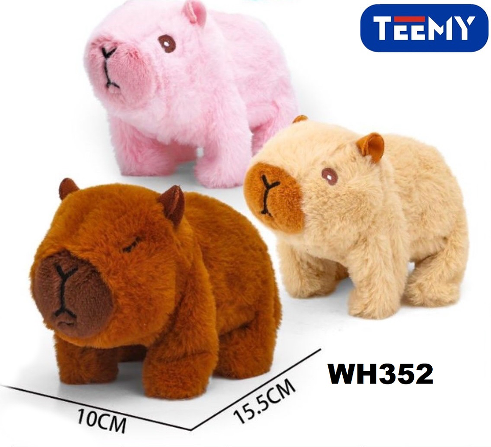 JUGUETE CAPYBARA A BATERIA, PRECIO PUBLICADO ES AL POR MAYOR Y DEBEN SER 3 UNIDADES DEL MISMO  (WH352) 1