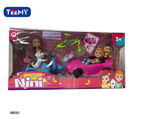 CARRO CON MUÑECA Y ACCESORIOS PRECIO PUBLICADO ES AL POR MAYOR Y DEBEN SER 3 UNIDADES DEL MISMO  (WW085)