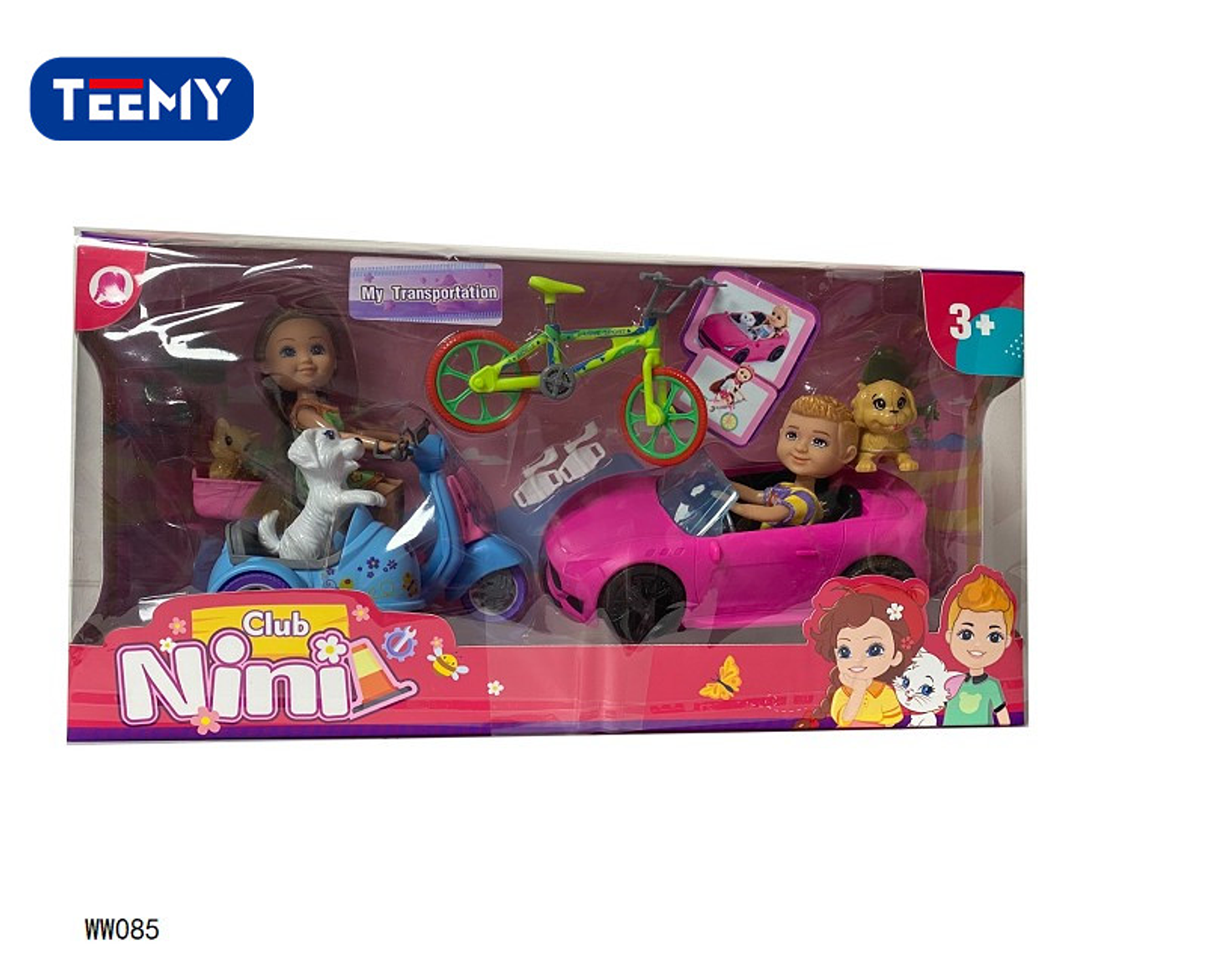 CARRO CON MUÑECA Y ACCESORIOS PRECIO PUBLICADO ES AL POR MAYOR Y DEBEN SER 3 UNIDADES DEL MISMO  (WW085) 1