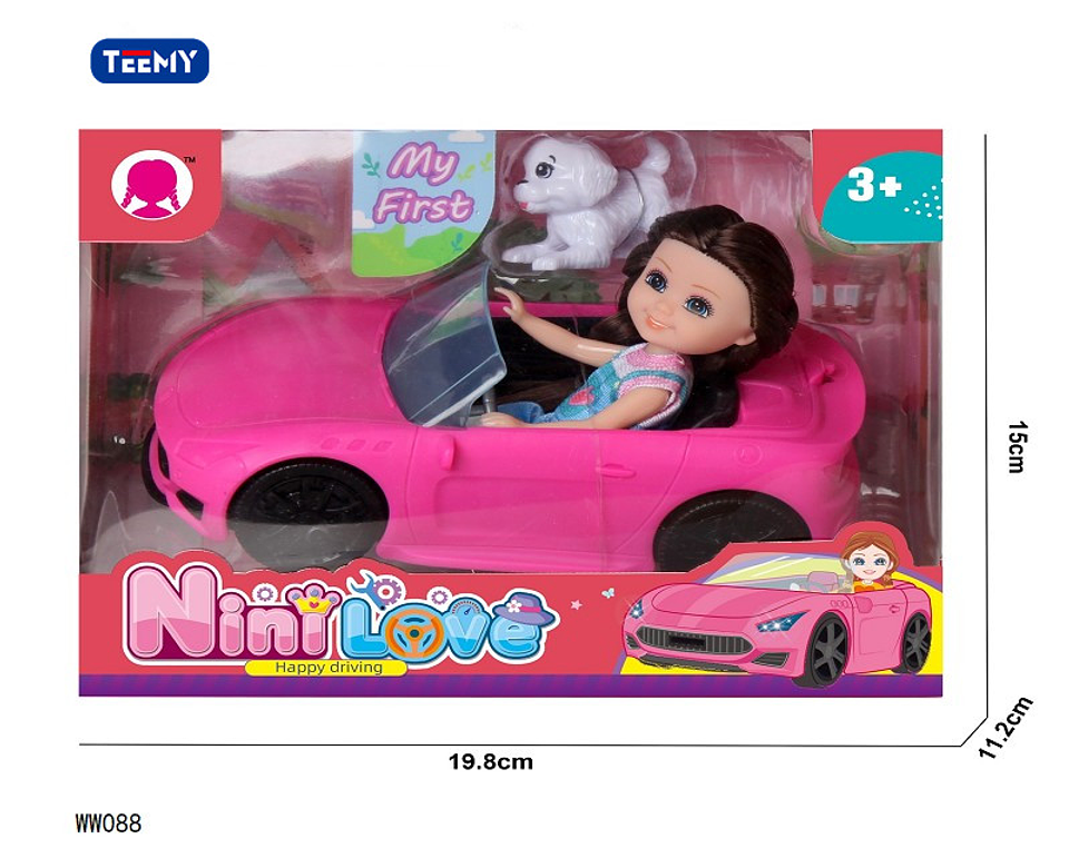 CARRO CON MUÑECA, PRECIO PUBLICADO ES AL POR MAYOR Y DEBEN SER 3 UNIDADES DEL MISMO  (WW088) 1