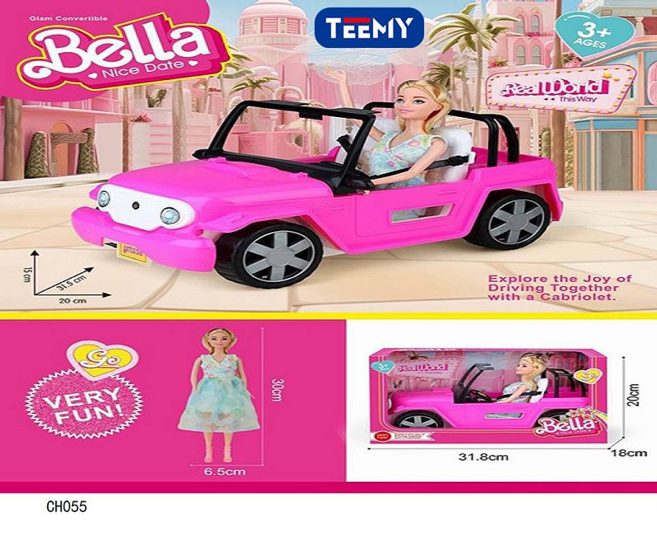 CARRO CON MUÑECA Y ACCESORIOS PRECIO PUBLICADO ES AL POR MAYOR Y DEBEN SER 3 UNIDADES DEL MISMO  (CH055) 1