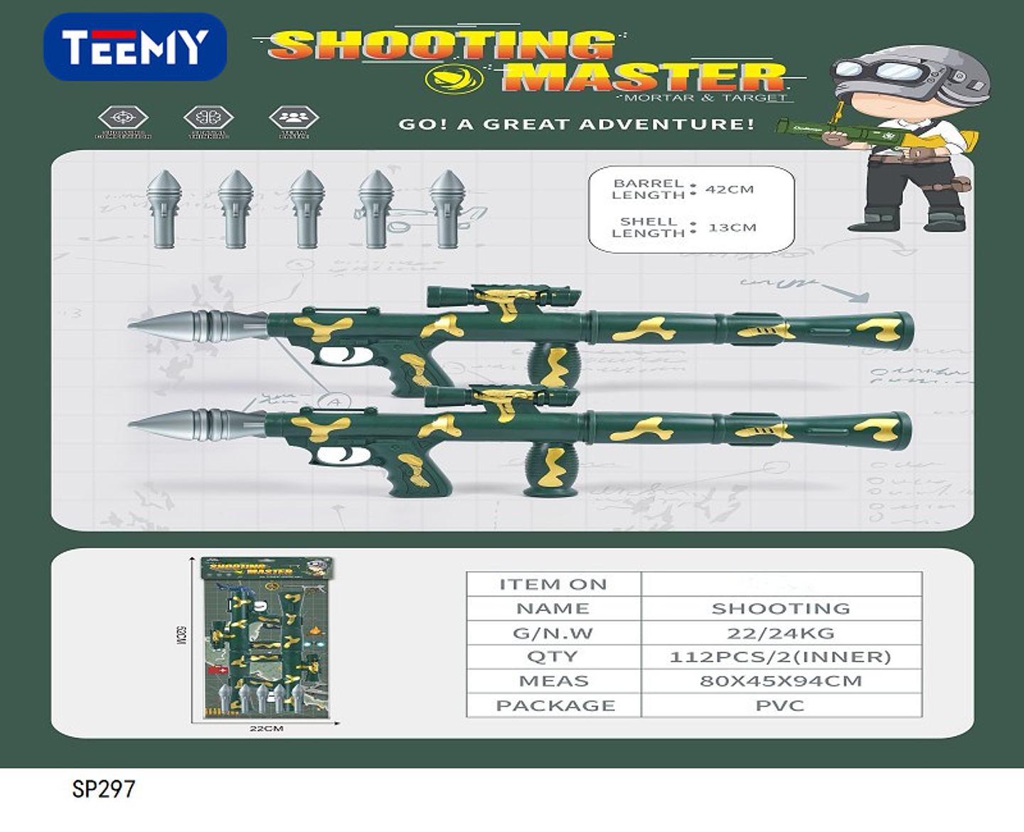 JUGUETE MILITAR CON ACCESORIO, PRECIO PUBLICADO ES AL POR MAYOR Y DEBEN SER 3 UNIDADES DEL MISMO  (SP297) 1