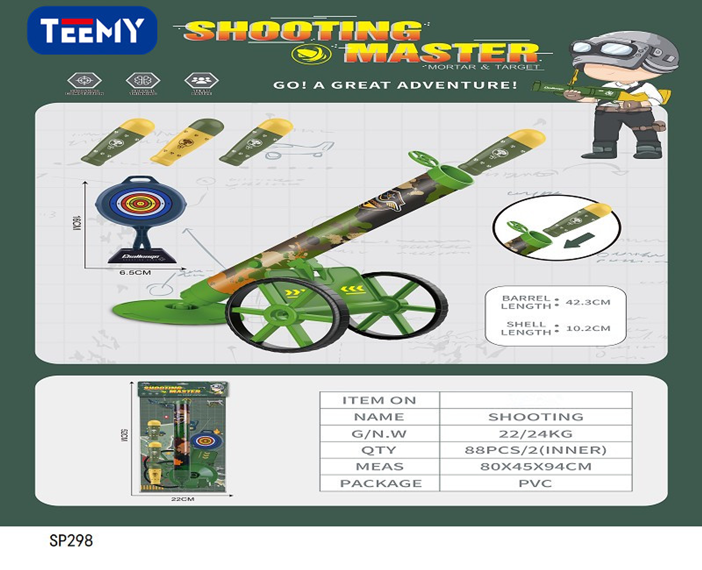 JUGUETE MILITAR CON ACCESORIO, PRECIO PUBLICADO ES AL POR MAYOR Y DEBEN SER 3 UNIDADES DEL MISMO  (SP298) 1