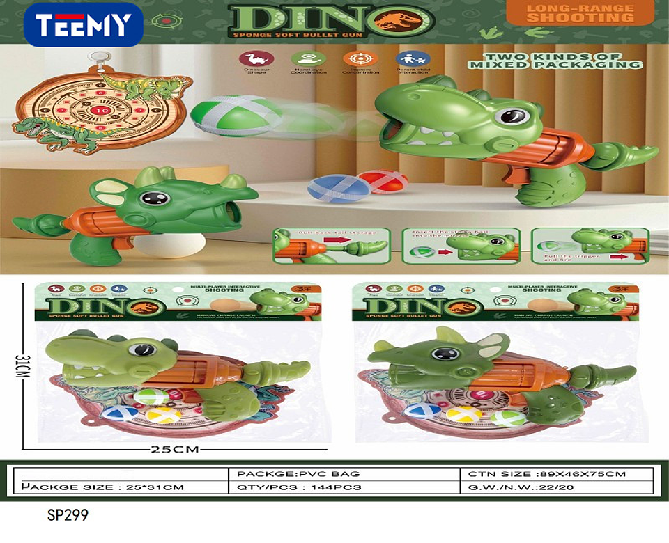 PISTOLA NERF DINOSAURIO, PRECIO PUBLICADO ES AL POR MAYOR Y DEBEN SER 3 UNIDADES DEL MISMO  (SP299) 1