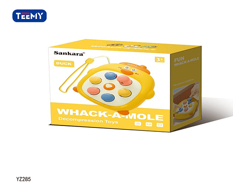 JUEGO DE MESA WHACK A MOLE  , PRECIO PUBLICADO ES AL POR MAYOR Y DEBEN SER 3 UNIDADES DEL MISMO 