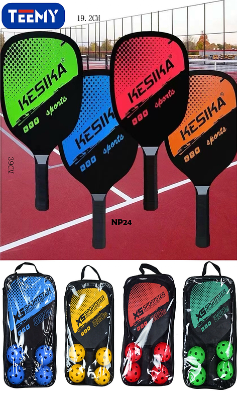 RAQUETA DE BADMINTON ( PADEL )  , PRECIO PUBLICADO ES AL POR MAYOR Y DEBEN SER 3 UNIDADES DEL MISMO  (NP24)