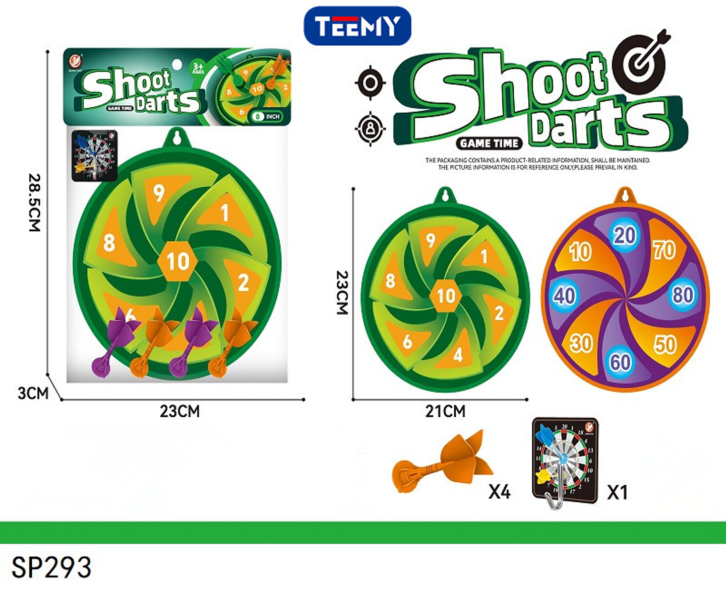 JUEGO TIRO AL BLANCO, PRECIO PUBLICADO ES AL POR MAYOR Y DEBEN SER 3 UNIDADES DEL MISMO  (SP293) 1