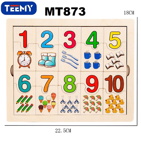 PUZZLE PAQUETE 12 PCS (MT873)