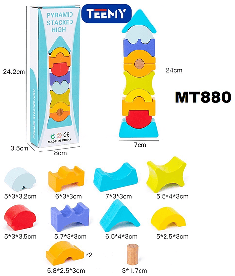 JUEGO DIDACTICO FIGURAS GEOMETRICAS, PRECIO PUBLICADO ES AL POR MAYOR Y DEBEN SER 3 UNIDADES DEL MISMO  (MT880)