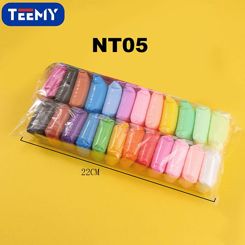 PLASTICILINA PAQUETE 12 PIEZAS (NT05)