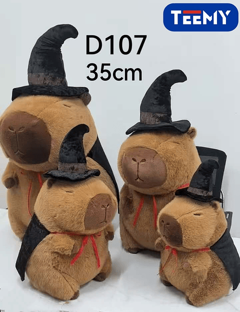 PELUCHE CAPYBARA 35 CM  , PRECIO PUBLICADO ES AL POR MAYOR Y DEBEN SER 3 UNIDADES DEL MISMO  (D107)
