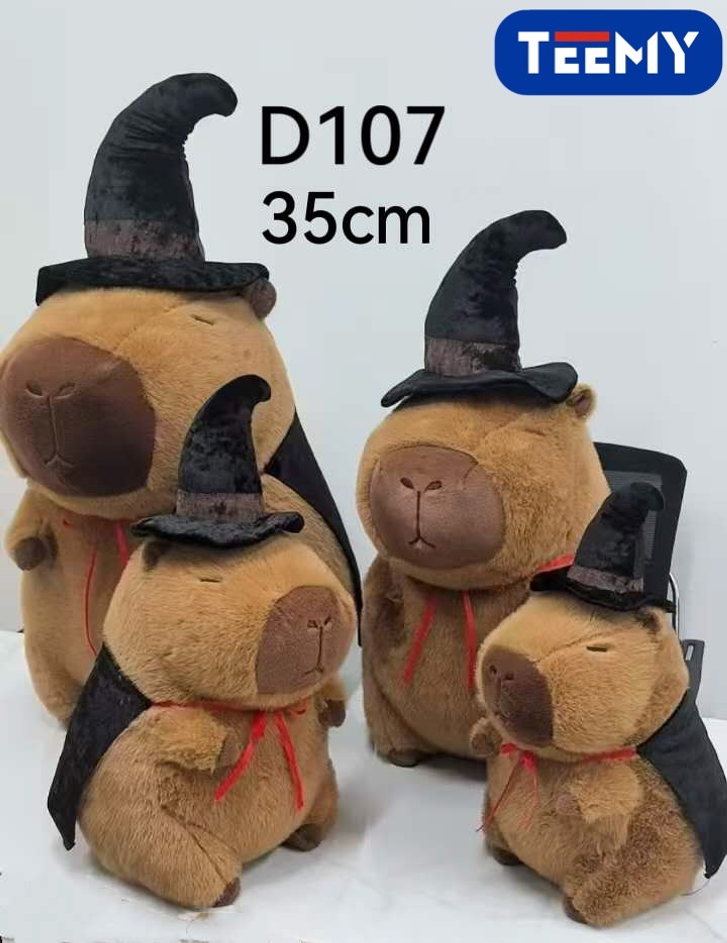 PELUCHE CAPYBARA 35 CM  , PRECIO PUBLICADO ES AL POR MAYOR Y DEBEN SER 3 UNIDADES DEL MISMO  (D107) 1
