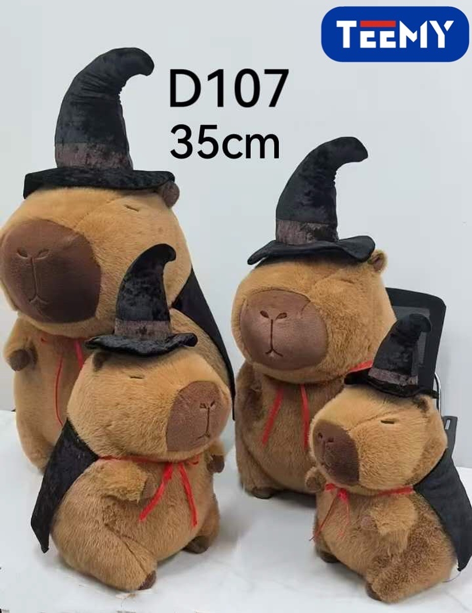 PELUCHE CAPYBARA 35 CM  , PRECIO PUBLICADO ES AL POR MAYOR Y DEBEN SER 3 UNIDADES DEL MISMO  (D107) 1