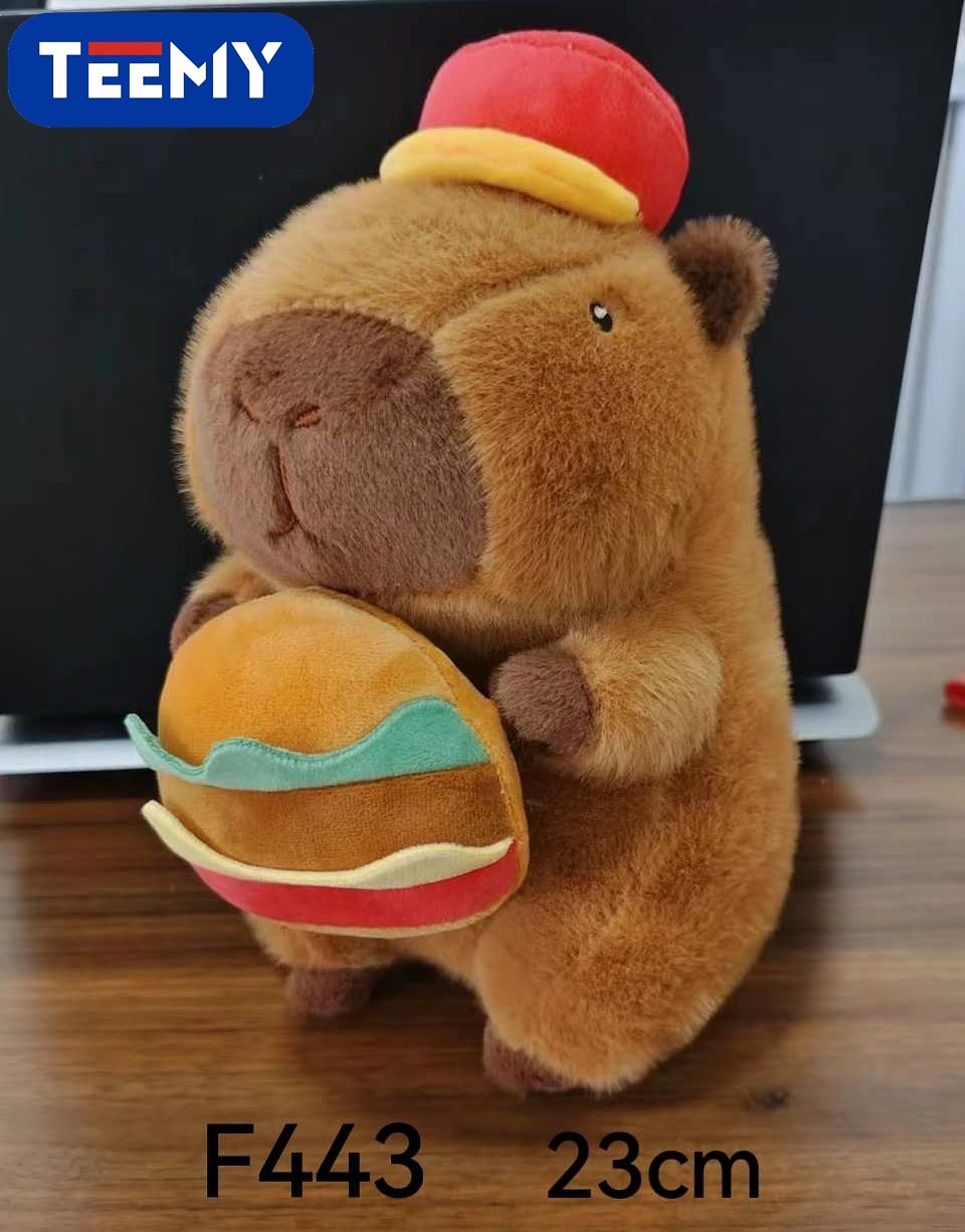 PELUCHE CAPYBARA 23 CM  , PRECIO PUBLICADO ES AL POR MAYOR Y DEBEN SER 3 UNIDADES DEL MISMO  (F443) 1