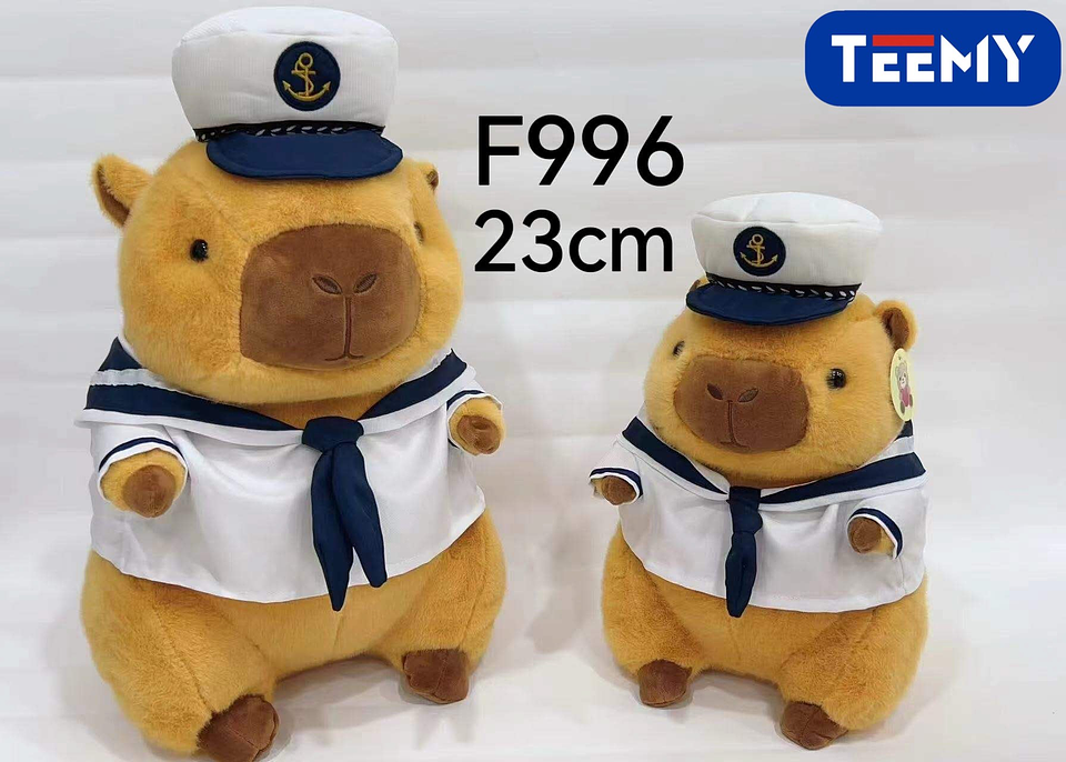PELUCHE CAPYBARA 23 CM  , PRECIO PUBLICADO ES AL POR MAYOR Y DEBEN SER 3 UNIDADES DEL MISMO  (F996) 1