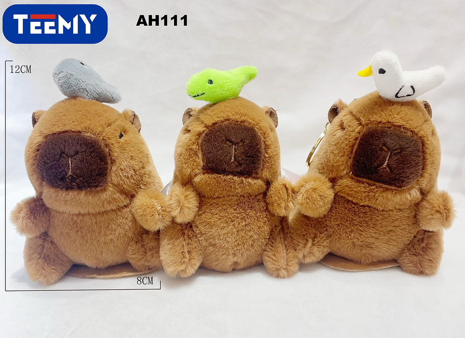 LLAVERO CAPYBARA PAQUETE 12 PIEZAS (AH111) 1