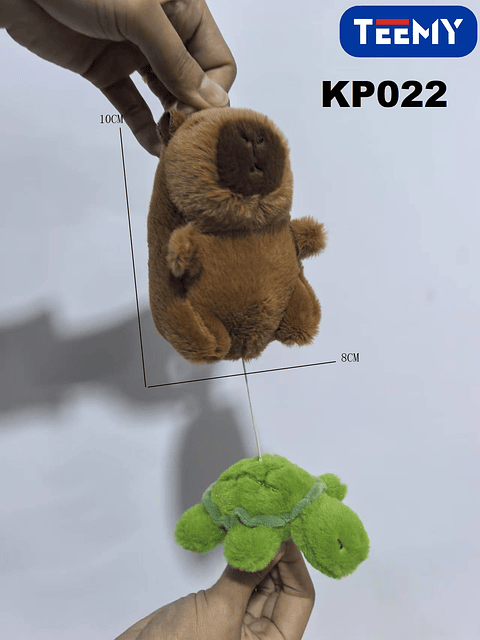 LLAVERO CAPYBARA PAQUETE 12 PIEZAS (KP022)