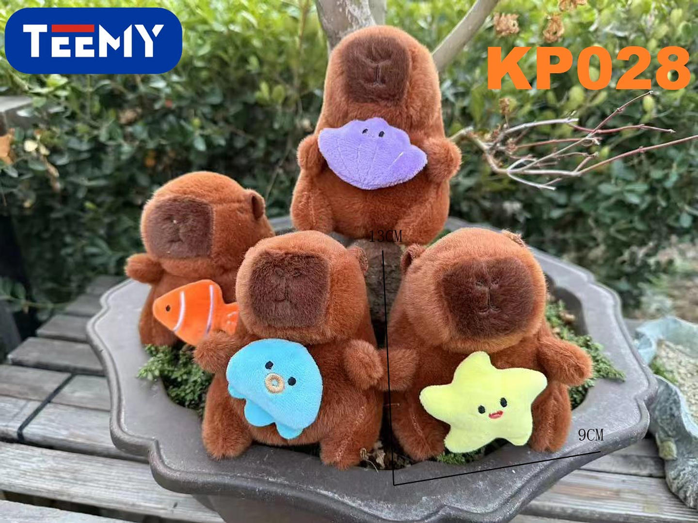 LLAVERO CAPYBARA PAQUETE 12 PIEZAS (KP028) 1