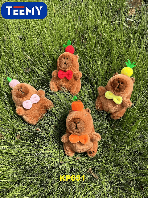 LLAVERO CAPYBARA PAQUETE 12 PIEZAS (KP031)