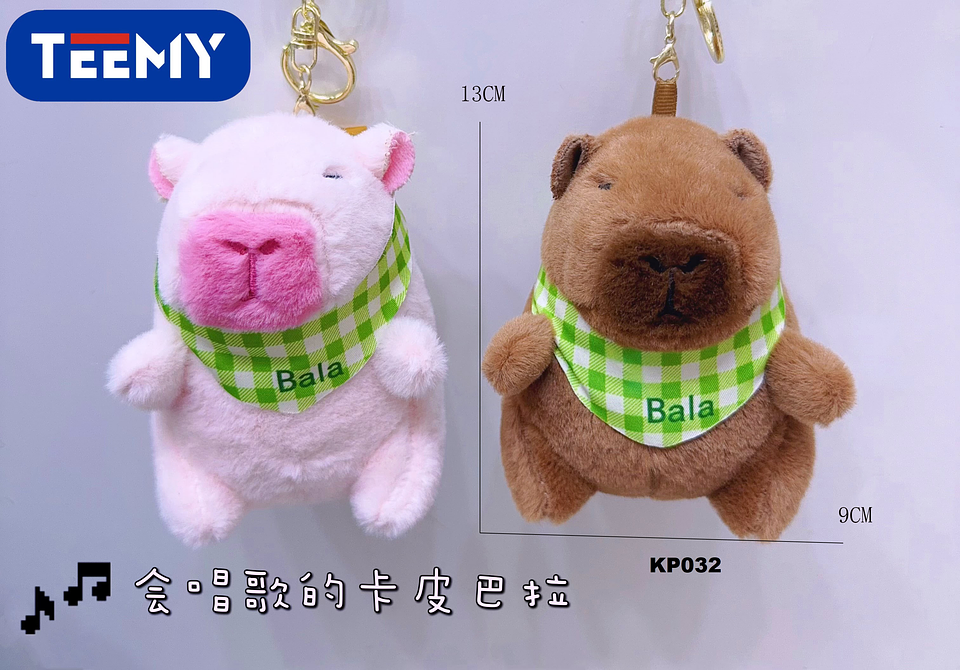 LLAVERO CAPYBARA PAQUETE 12 PIEZAS (KP032) 1