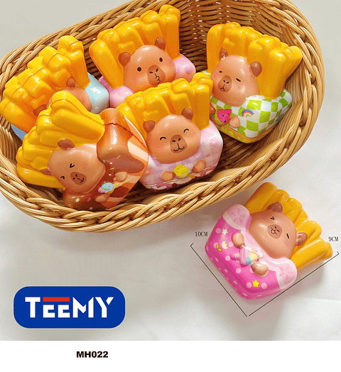 SQUISHY CAPYBARA PAQUETE 12 PCS  (MH022)