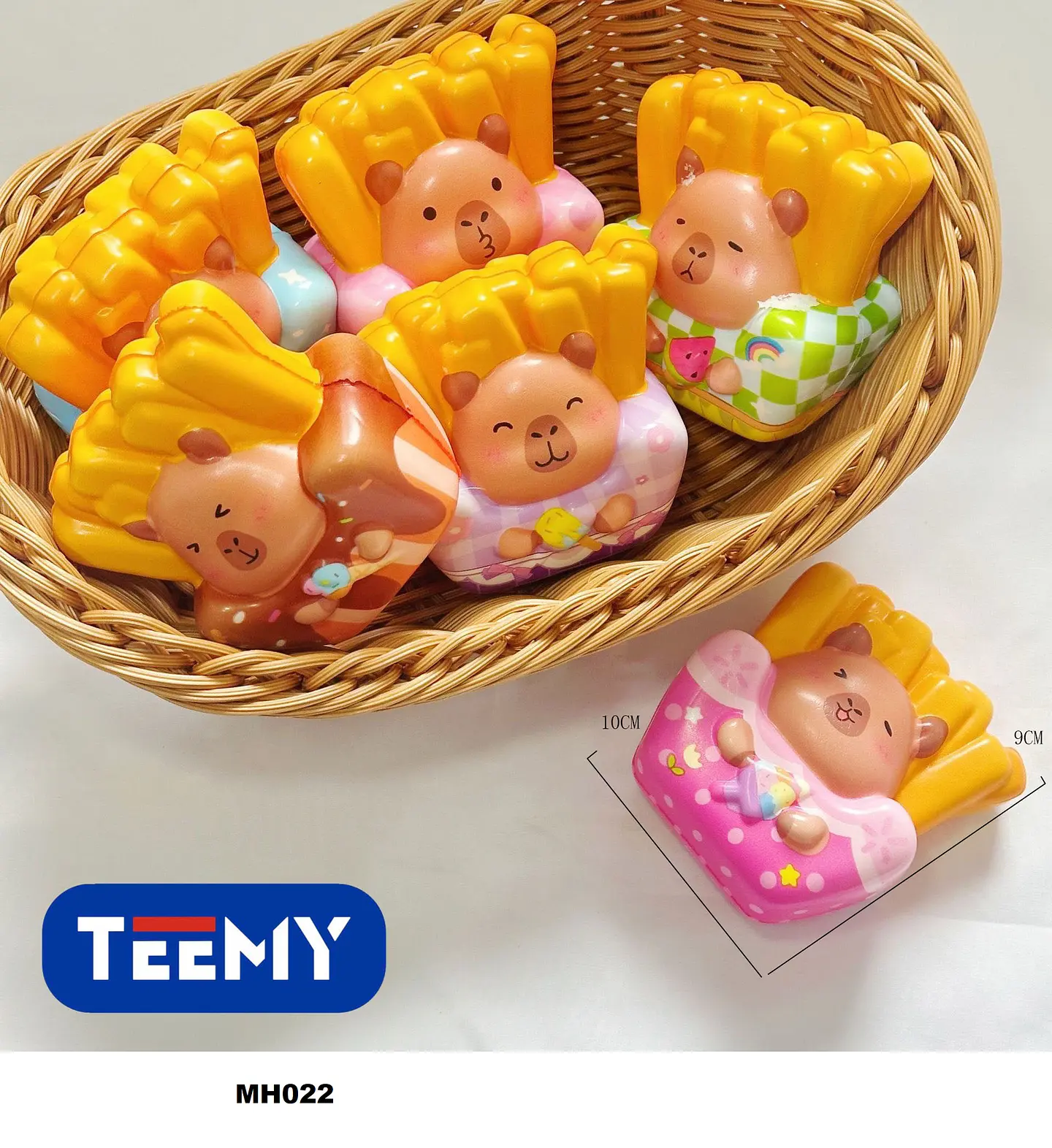 SQUISHY CAPYBARA PAQUETE 12 PCS  (MH022) 1