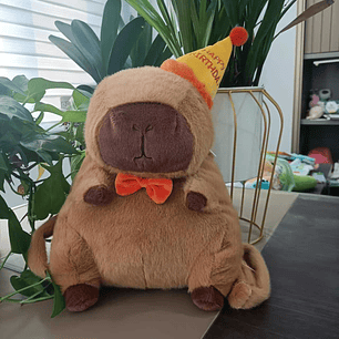 MOCHILA PELUCHE CAPYBARA 30CM , PRECIO PUBLICADO ES AL POR MAYOR Y DEBEN SER 3 UNIDADES DEL MISMO 