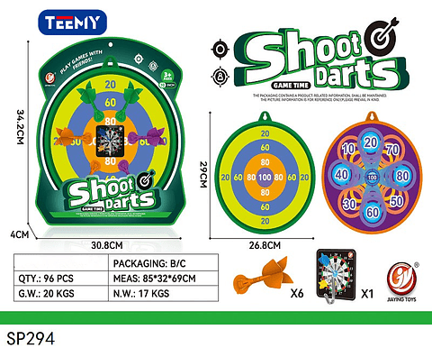 JUEGO TIRO AL BLANCO, PRECIO PUBLICADO ES AL POR MAYOR Y DEBEN SER 3 UNIDADES DEL MISMO 