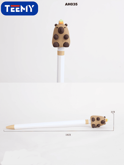 BOLIGRAFO CAPYBARA PAQUETE 36 PIEZAS (AH035)