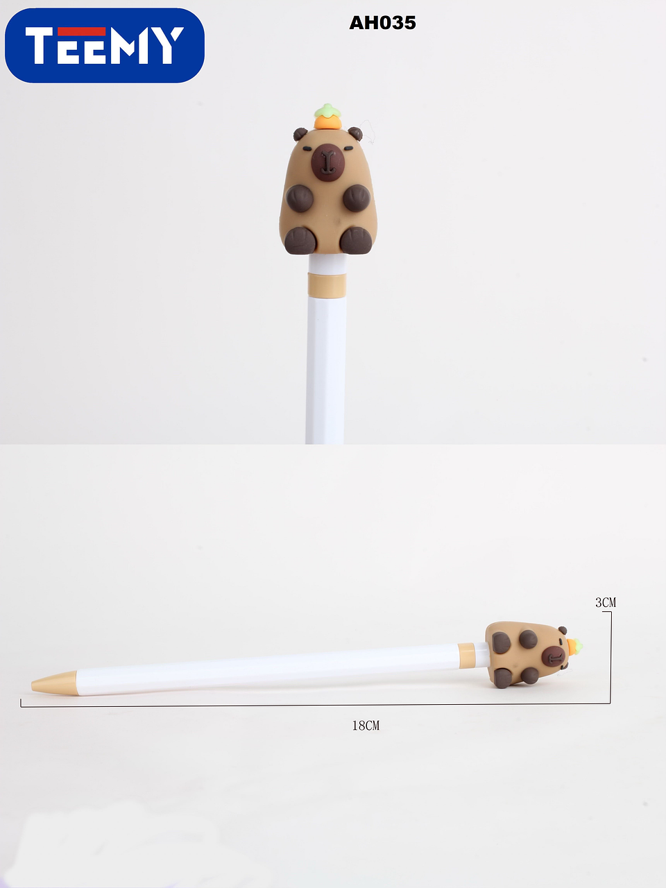 BOLIGRAFO CAPYBARA PAQUETE 36 PIEZAS (AH035) 1